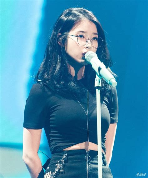 top 10 ridiculously cute photos of iu wearing glasses and