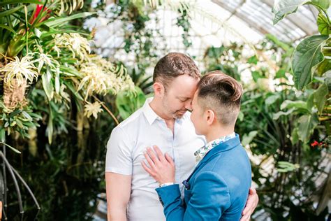 San Francisco Conservatory Of Flowers Engagement Session Nico Nelson