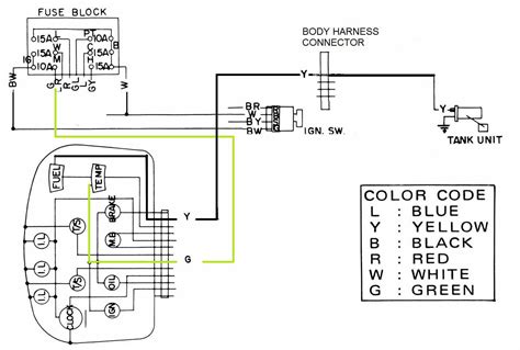 fuel gauge wiring diagram