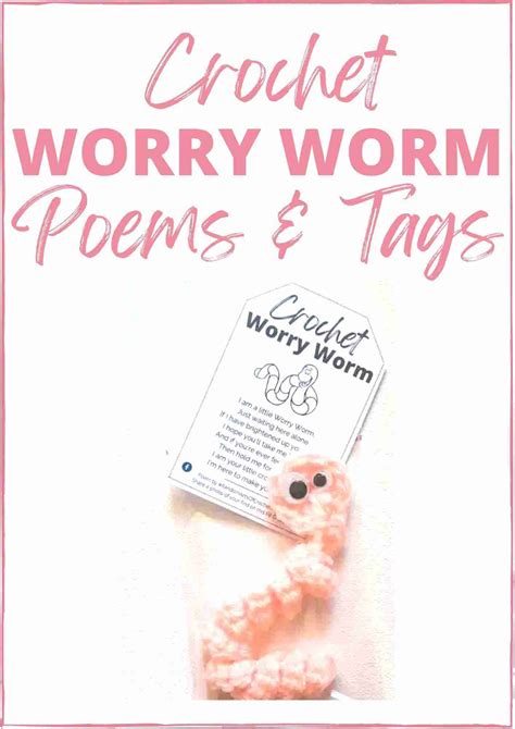 worry worm poem  printable