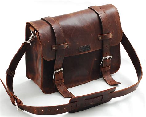 leather book bag  messenger bag  men ann women ooak