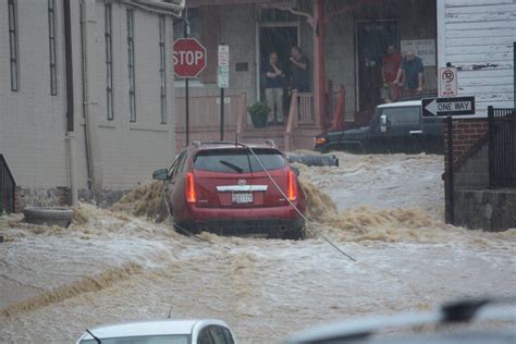 massive flooding rips  historic ellicott city wtop news