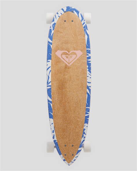 Roxy Bico 36 Long Board In Wooden Blue Fast Shipping And Easy Returns