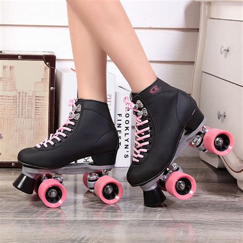 2015 Double Roller Skates Automobile Race Skating Shoes