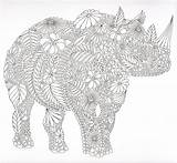 Fantastiques Zentangle sketch template