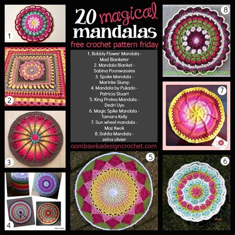 magical mandala patterns oombawka design crochet