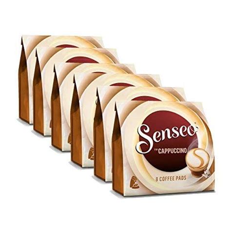 senseo coffee pads cappuccino milk foam classic coffee  recipe  pack    pods