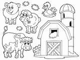 Bauernhof Ausmalbild Dem Verschiedene Malvorlage Malen Farm Ausmalen Kostenlosen Schweine Bastelideen Quellbild sketch template