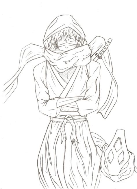 ninja pencil drawing at getdrawings free download