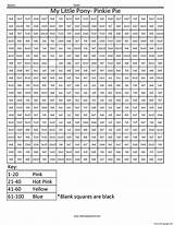 Pixel Coloring Pages Multiplication Worksheet Printable Pony Little Cartoon Worksheets Print Math Color Number Christmas Kids Info Multiplying Facts Choose sketch template