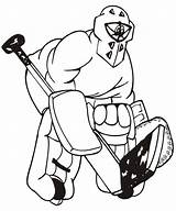 Hockey Coloring Pages Goalie Nhl Stick Cliparts Colorier Drawing Clipart Colouring Canadiens Color Puck Printactivities Kids Goaler Montreal Library Popular sketch template
