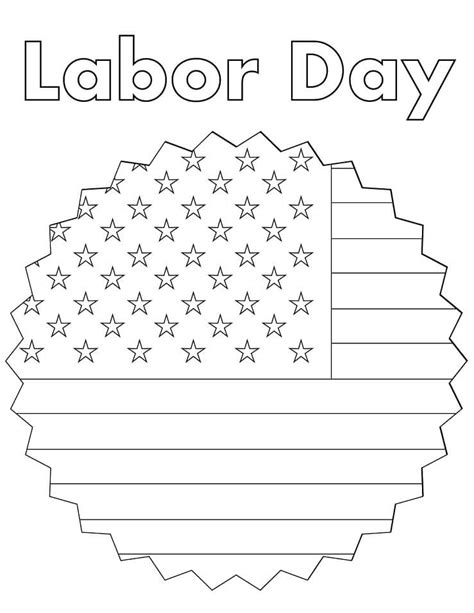 labor day  coloring page  printable coloring pages  kids