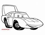 Coloring Cars Pages Disney King Pixar Guido Disneyclips Red sketch template