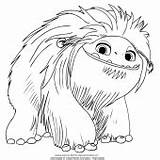 Abominable Everest Abomination Coloring4free Coloriage Sheets Yeti Piccolo 1144 1145 Colorare Cartonionline Afschuwelijk sketch template