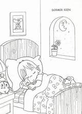Dormir Momentos Preciosos Durmiendo Niños Coloringbook4kids Dibujosa sketch template
