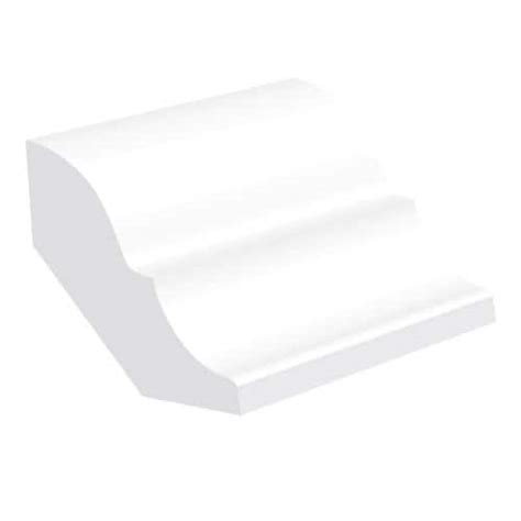 royal building products      ft prefinished pvc bed moulding   crown moulding