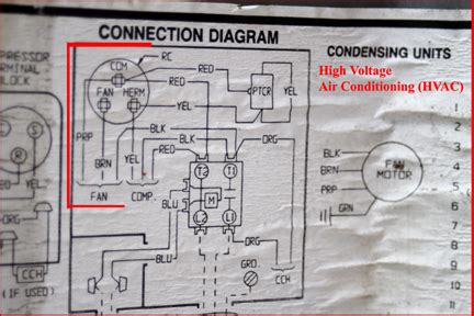 wiring diagram  fedders ac condenser fan motor