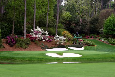 augusta national golf courses  architecture  sand trap