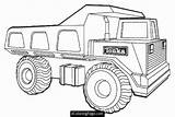 Tonka Coloring Truck Pages Getdrawings sketch template