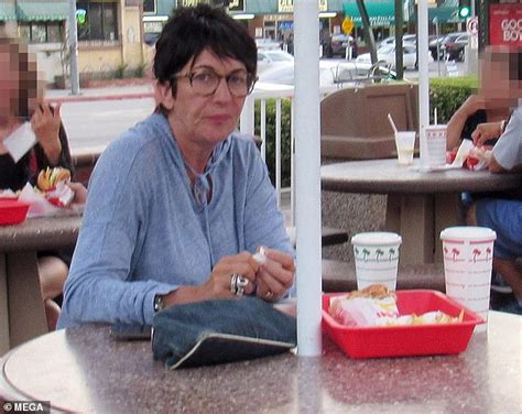 ghislaine maxwell spotted at an in n out in los angeles daily mail online