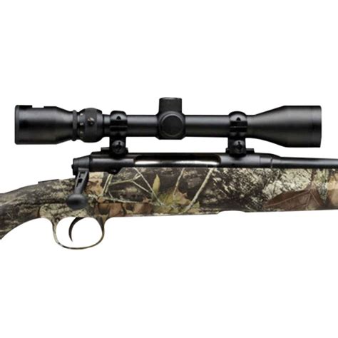 savage arms axis xp compact scoped blackcamo bolt action rifle  winchester mossy oak