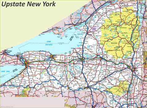 printable map  upstate  york wallpaper ideas wallpaper