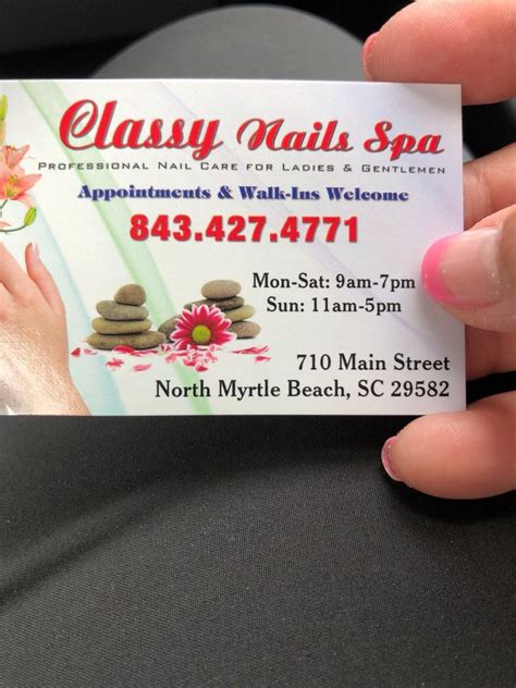 classy nails spa north myrtle beach roadtrippers