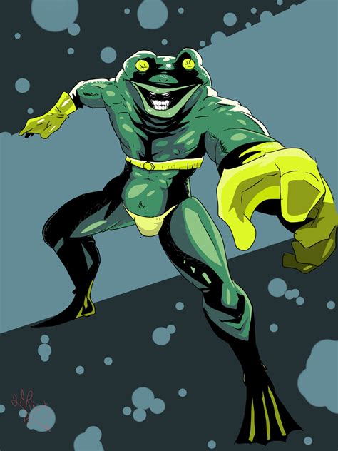 frog man character comic vine