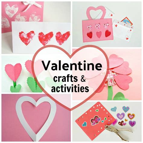 valentine crafts  activities  kids preschool toolkit
