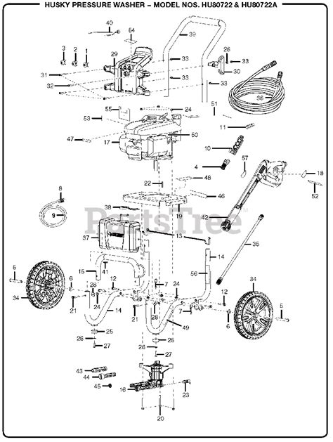 husky  pressure washer parts diagram reviewmotorsco