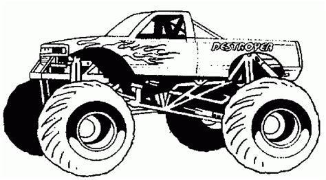 creative coloring pages monster truck coloring pages truck coloring