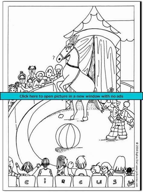 circus horse coloring page  svg file  silhouette