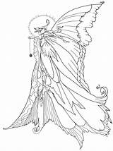 Fairy Coloring Pages Intricate Getcolorings sketch template