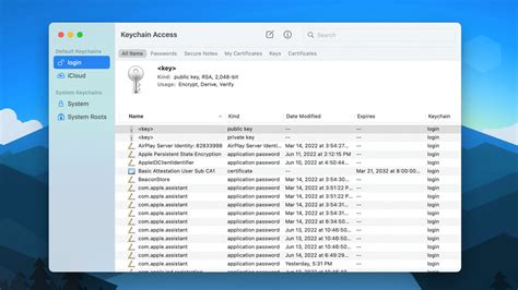 keychain access  mac   find     reset