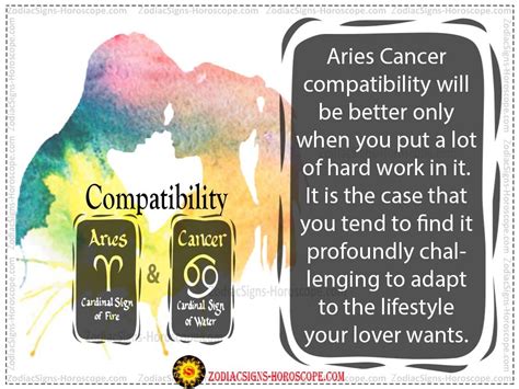 Aries And Cancer Compatibility Love Life And Patibility