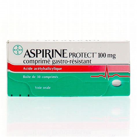 aspirine protect  mg  comprimes bayer medicament conseil pharmacie en ligne prado mermoz