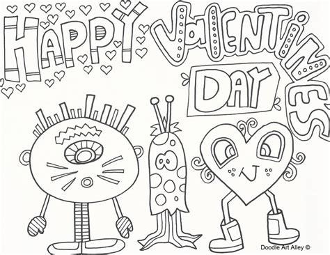 happy valentines day teacher coloring page  printable happy