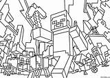 Minecraft Coloring Pages Print Characters Game Them Enemies Animals Its sketch template