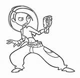 Kim Possible Coloring Pages Kardashian Colouring Cartoon Getcolorings sketch template