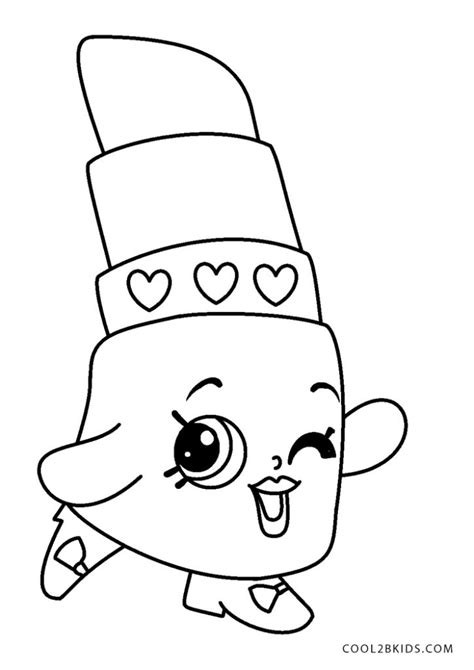 printable shopkins coloring pages  kids