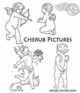 Cherub Cherubs Pages Stationary sketch template