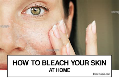 bleach  skin  home   ways