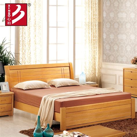 wooden home furniturebeech wood bedbedroom setsdouble