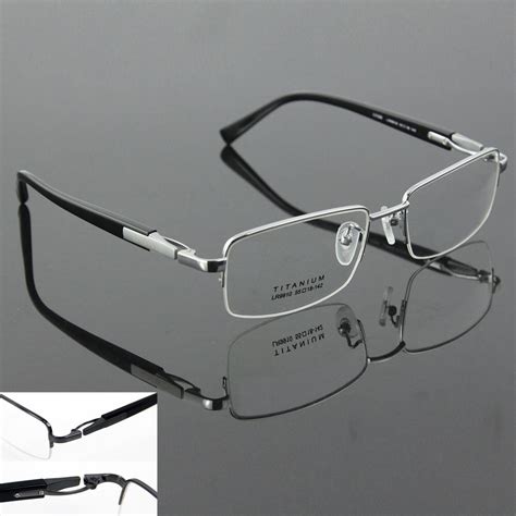 luxury pure titanium spectacles men glasses optical eyeglass frame