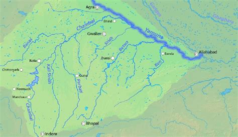 ganga brahmaputra river system major tributaries   ganga