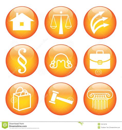 legal icon set stock vector image of scales connect 13414218