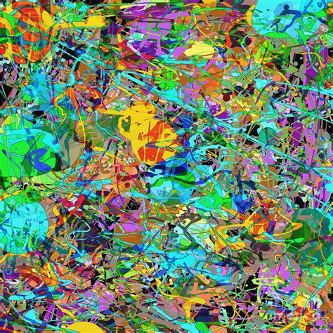 abstract paint splash digital art  phil perkins