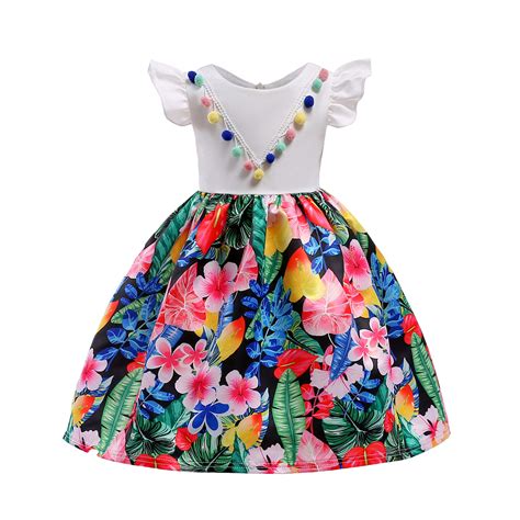 wholesale fashion chiffon floral print dresses  kid hpgwi wholesale