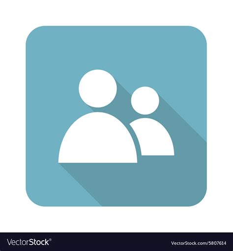 contacts icon square royalty  vector image