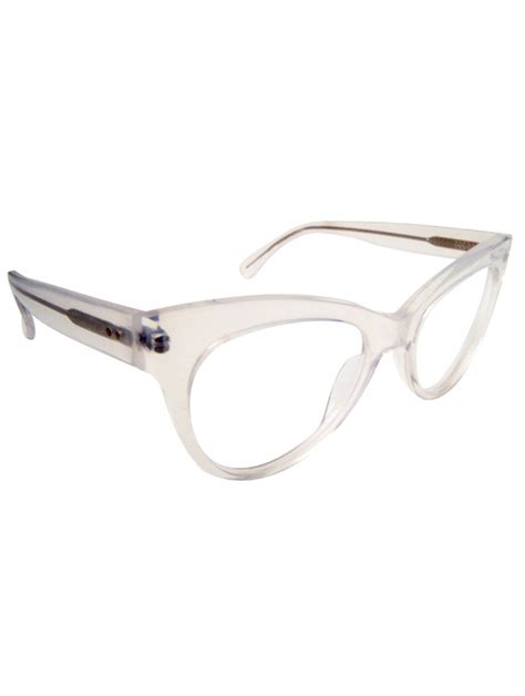 kamalikulture square cat eye glasses clear in white lyst